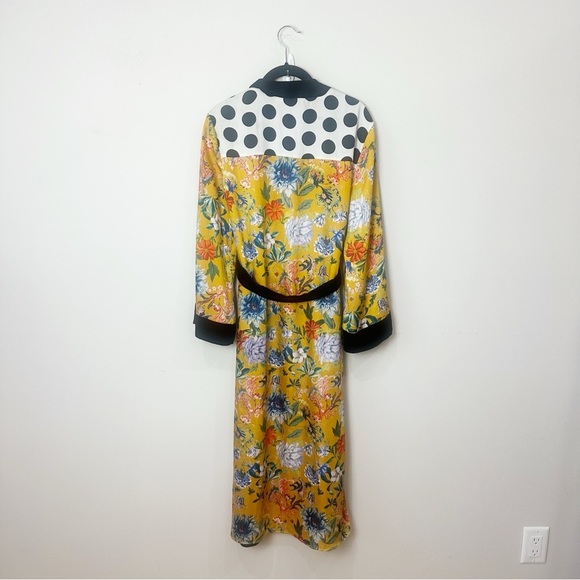 Zara Patchwork Kimono Duster Velvet - Picture 9 of 11